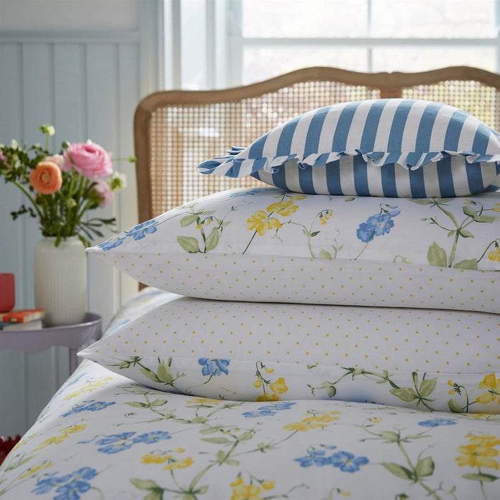 Helena Springfield Secret Garden Sweetpea Print Duvet Cover & Pillowcase Set