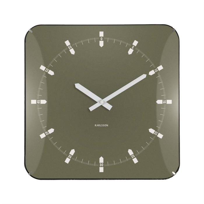 Karlsson Sucinto Dome Square Wall Clock