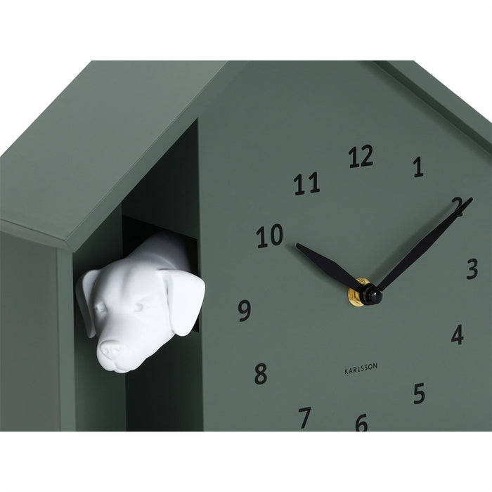 Karlsson Modern Peeking Doggy Wall Clock