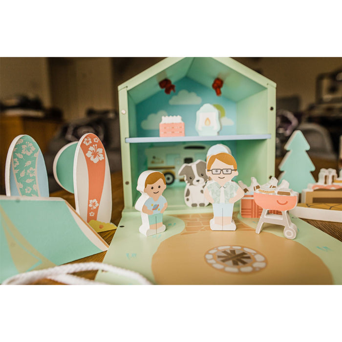 Orange Tree Toys Camping Wooden Play Set