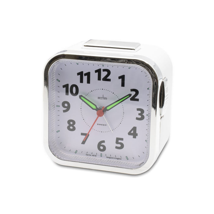 Acctim Otis Square Faced Analogue Alarm Clock