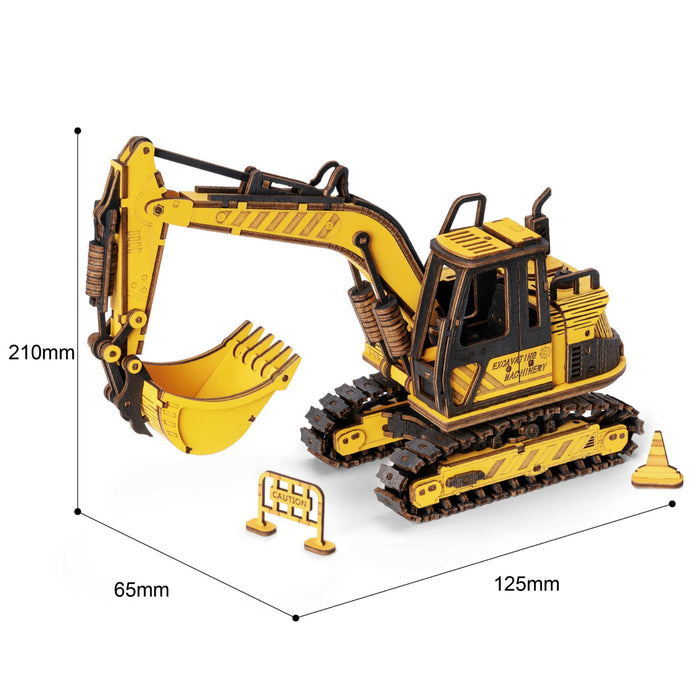 Robotime ROKR Self Build 3D Model Kit - Construction Vehicles