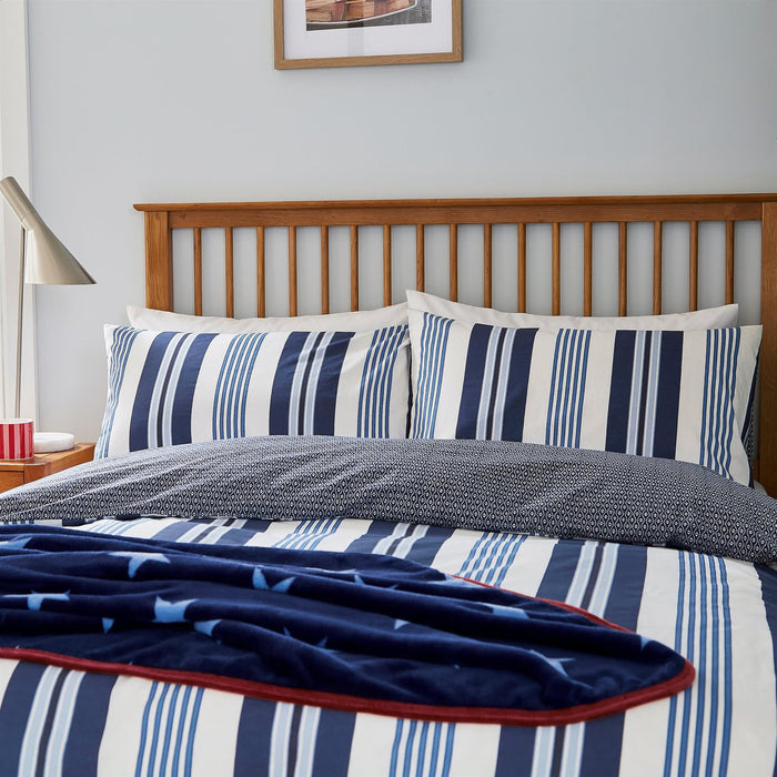 Helena Springfield Long Island Huntington Stripe Duvet & Pillowcase Set