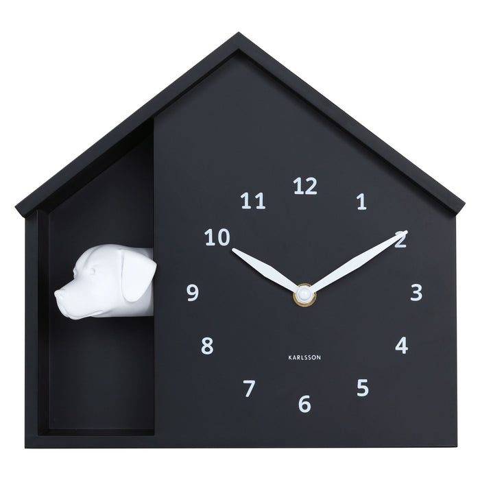 Karlsson Modern Peeking Doggy Wall Clock