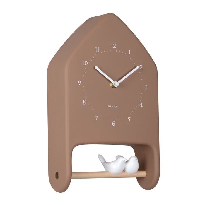 Karlsson Wall Clock Singing Love Birds