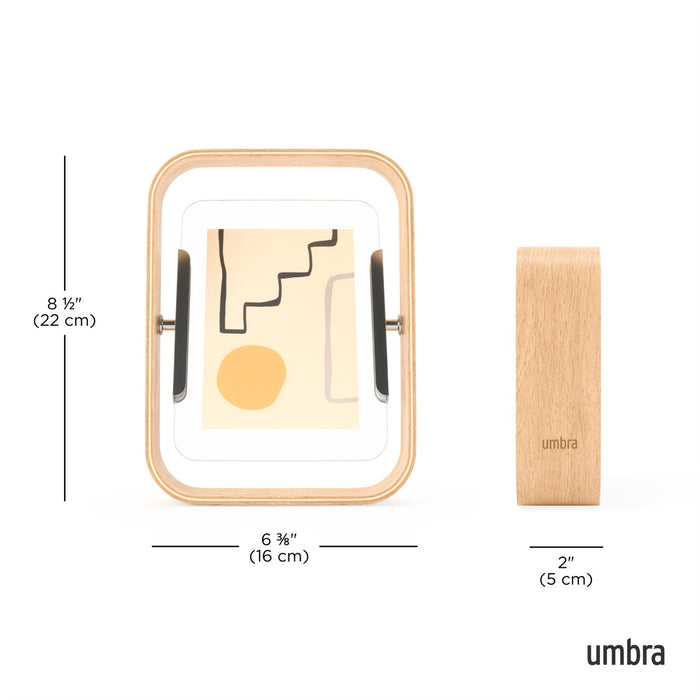 Umbra Bellwood Curved Double Sided Picture Frame