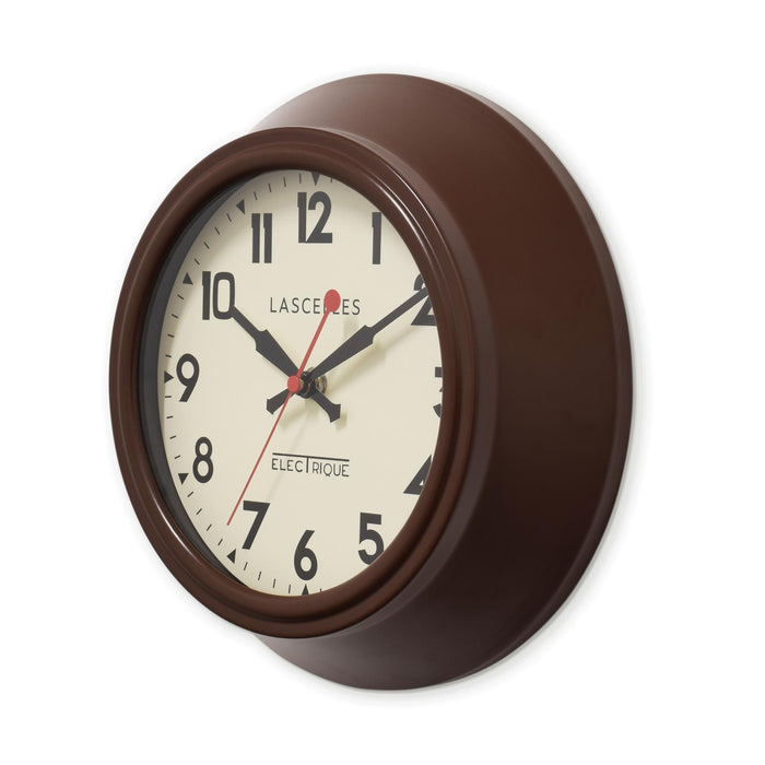 Lascelles Brown Metal Silent Wall Clock