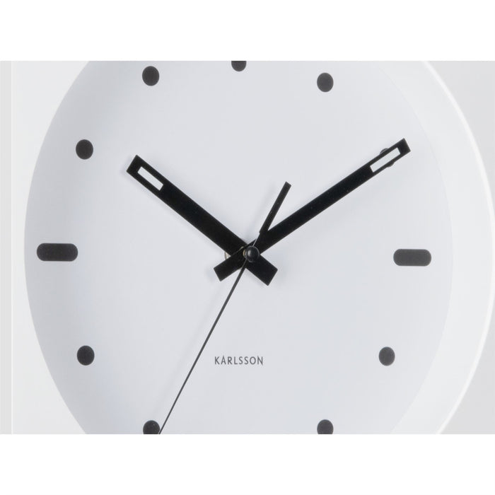 Karlsson Sweep Movement Incesante Square Wall Clock