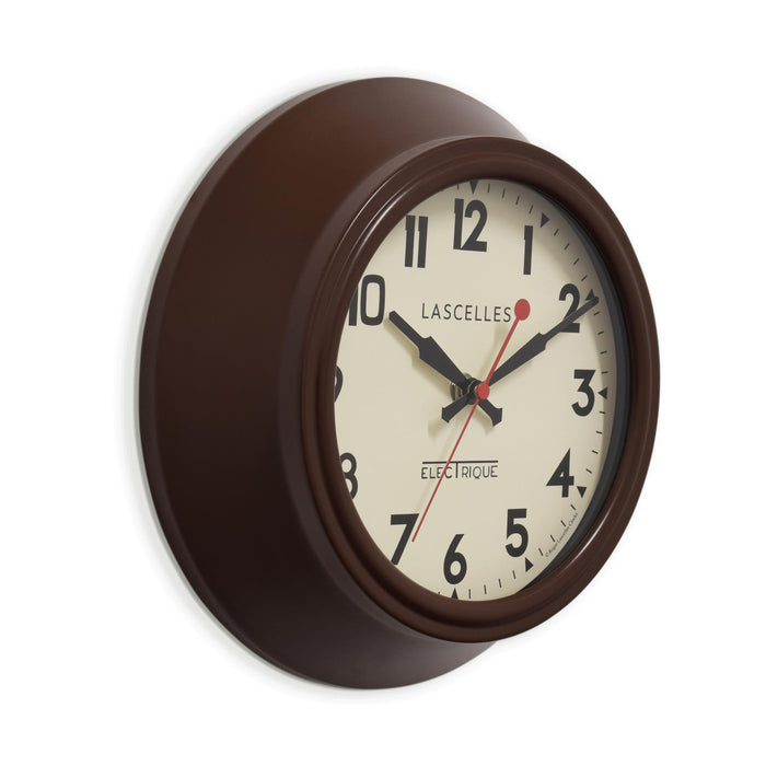 Lascelles Brown Metal Silent Wall Clock