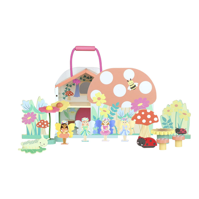 Orange Tree Toys Fairy House Wooden Play Set