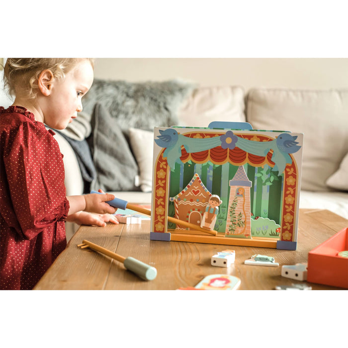 Orange Tree Toys The Little Bluebird Wooden Tabletop Theatre