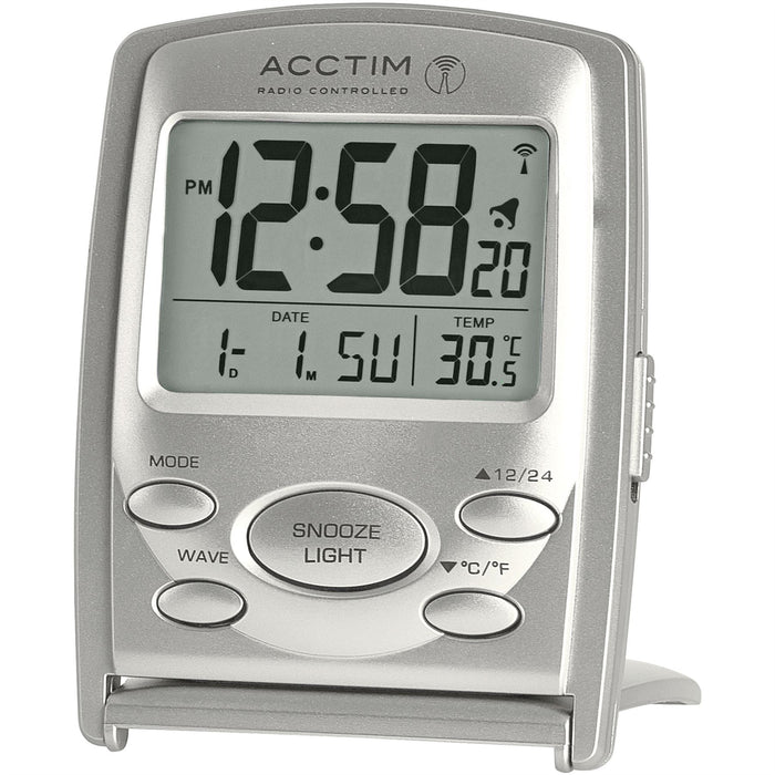 Acctim Vista Radio Controlled Travel Alarm Clock