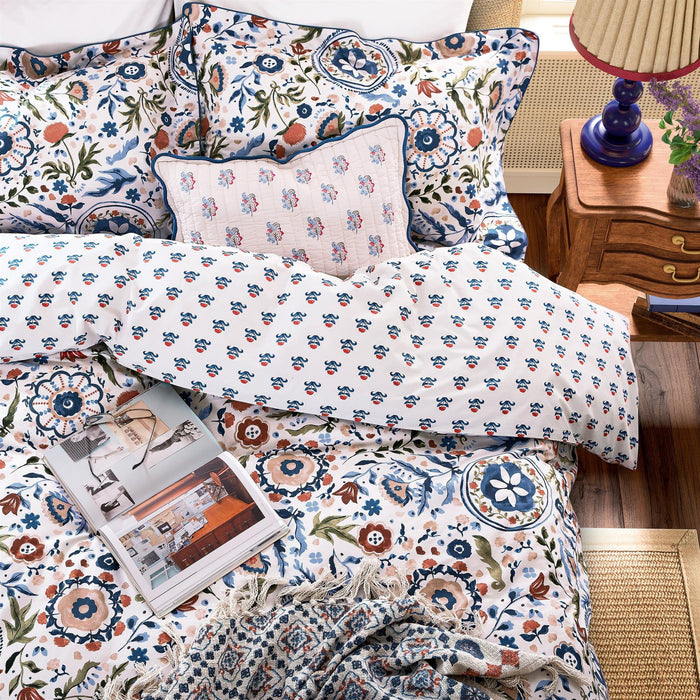 Joules Festival Flowers Duvet & Pillowcase Set