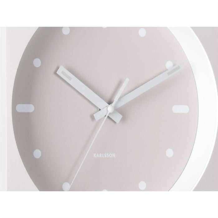 Karlsson Sweep Movement Incesante Square Wall Clock