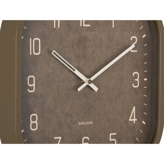 Karlsson Elemental Cuadrado Square Wall Clock