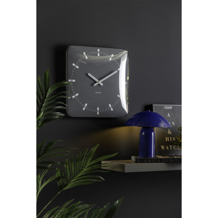 Karlsson Sucinto Dome Square Wall Clock