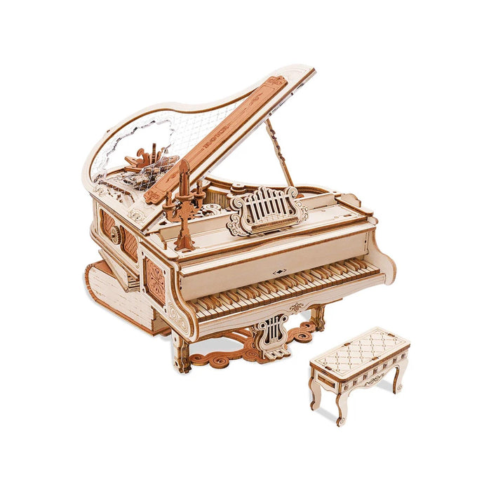 Robotime ROKR Magic Piano 3D Musical Box Wooden Model Kit