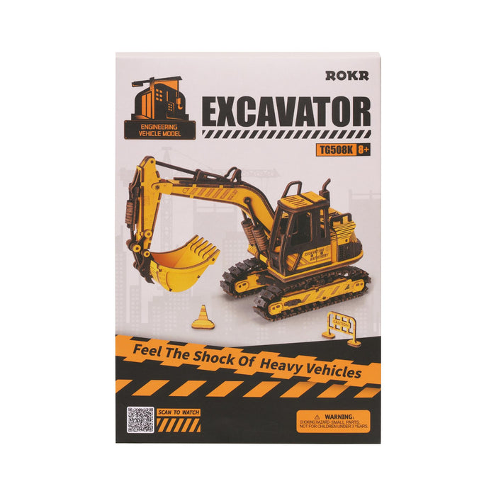 Robotime ROKR Self Build 3D Model Kit - Construction Vehicles