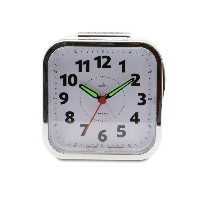 Acctim Otis Square Faced Analogue Alarm Clock