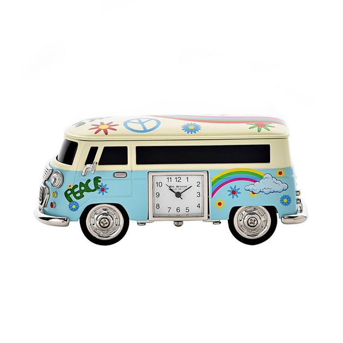 WM.Widdop Miniature Camper Van Clock