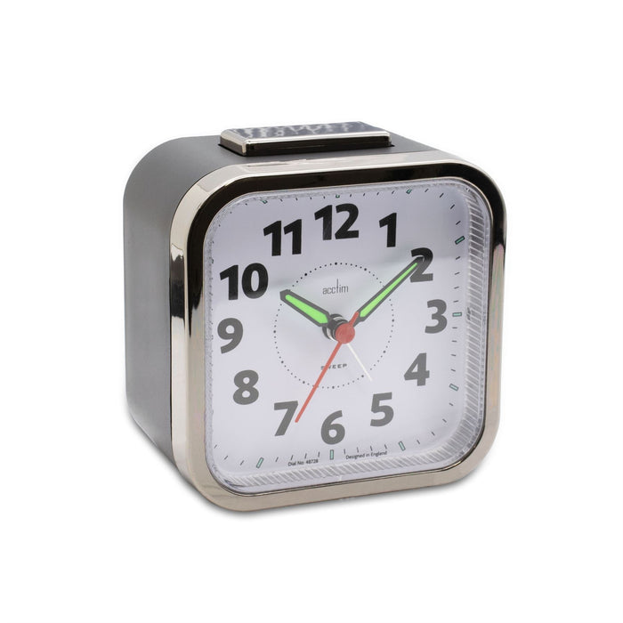Acctim Otis Square Faced Analogue Alarm Clock