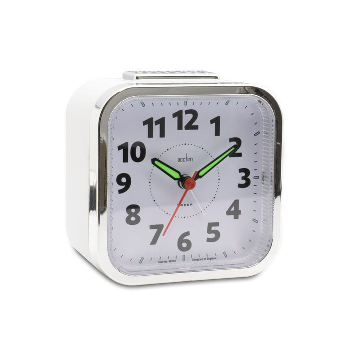 Acctim Otis Square Faced Analogue Alarm Clock