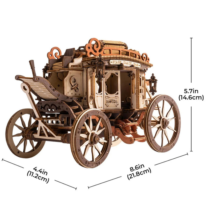 Robotime ROKR Stagecoach Mechanical Music Box Kit
