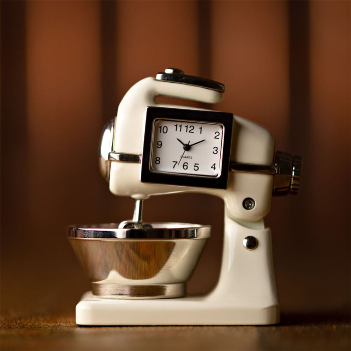 Wm.Widdop Miniature Food Mixer Clock