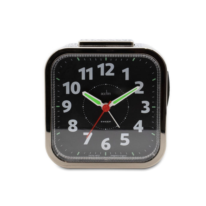 Acctim Otis Square Faced Analogue Alarm Clock