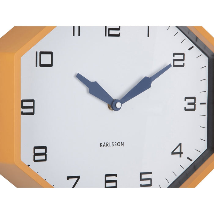 Karlsson Modern Factory Octagon Wall Clock