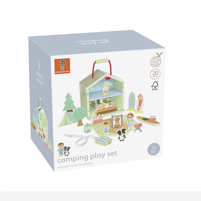 Orange Tree Toys Camping Wooden Play Set
