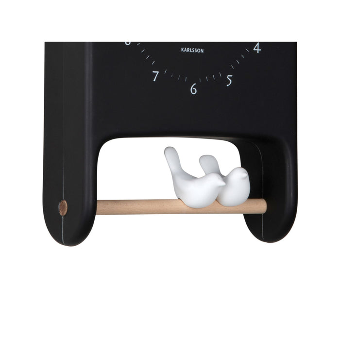 Karlsson Wall Clock Singing Love Birds