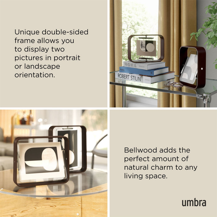 Umbra Bellwood Curved Double Sided Picture Frame