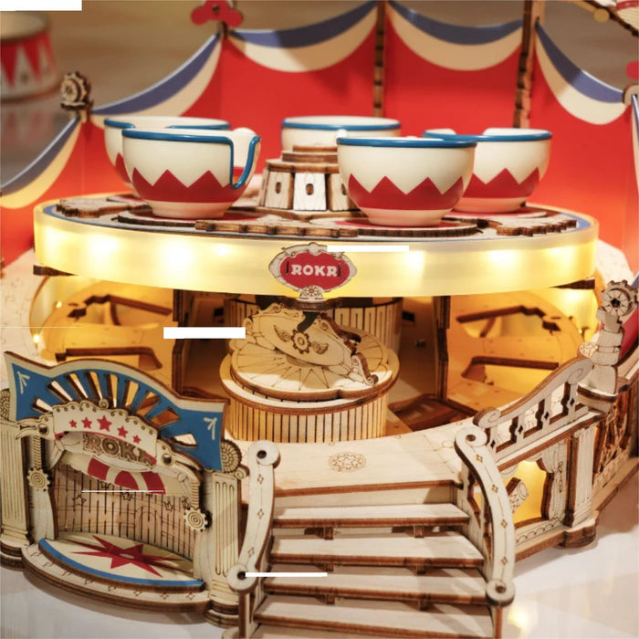 Robotime ROKR Tilt-A-Whirl Building Kit