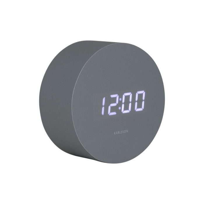 Karlsson Spry LED Display Round Alarm Clock