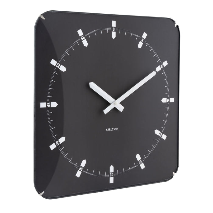 Karlsson Sucinto Dome Square Wall Clock