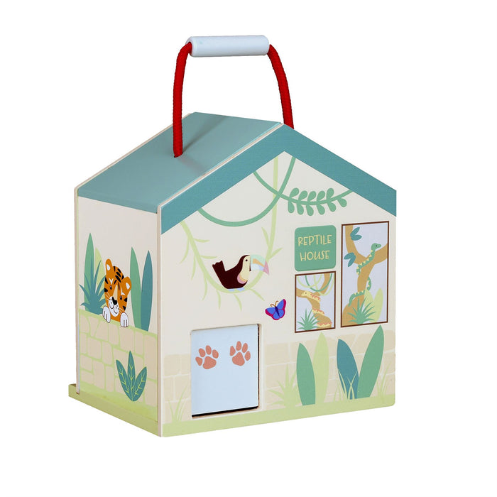 Orange Tree Toys Zoo Wooden Play Set