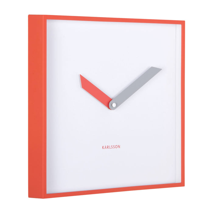 Karlsson Silent Cool Retro Cuadrado Wall Clock