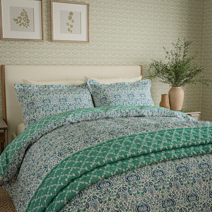 Morris & Co Little Chintz Duvet & Pillowcase Set
