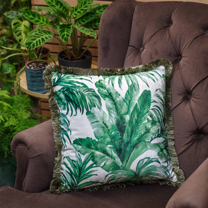Ada Wall Green Palm Cushion
