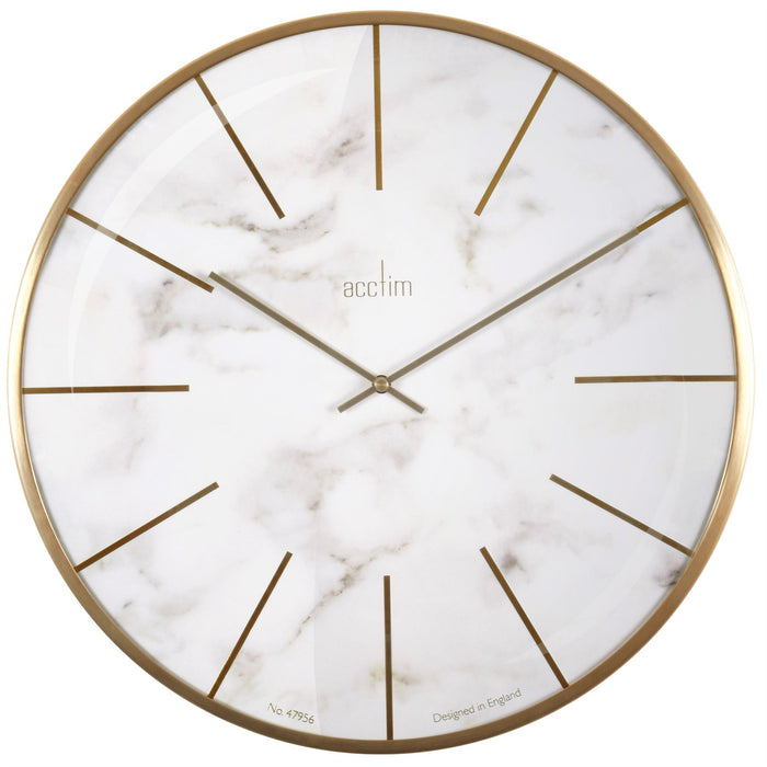 Acctim Luxe Brass 40cm Wall Clock