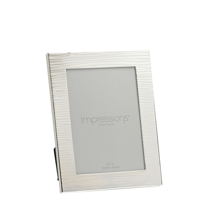 Impressions Ripple Texture Silverplated Picture Frame — Aspen Of ...