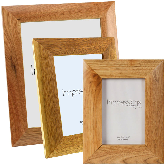 Impressions Oak Effect Wooden Photo Frame