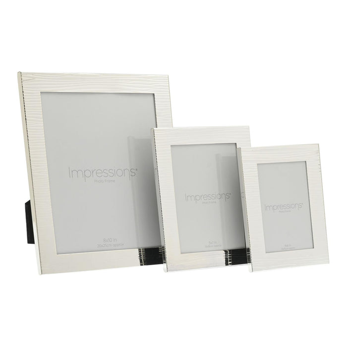 Impressions Ripple Texture Silverplated Picture Frame — Aspen Of ...