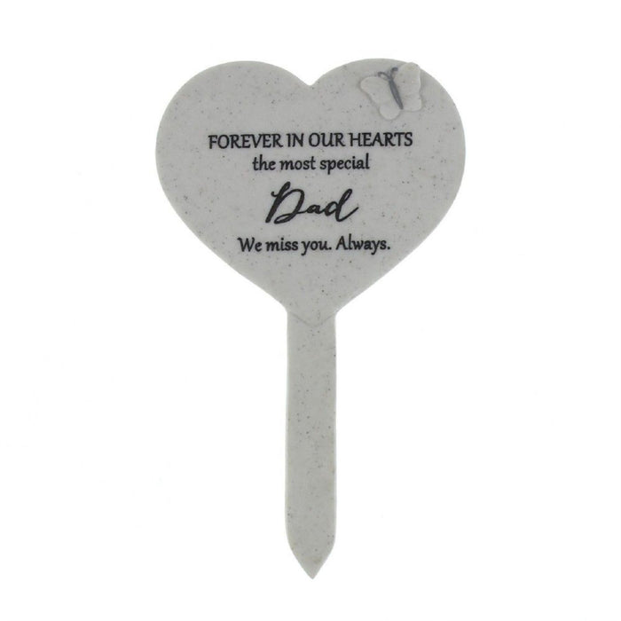 Thoughts Of You Heart Graveside Stake