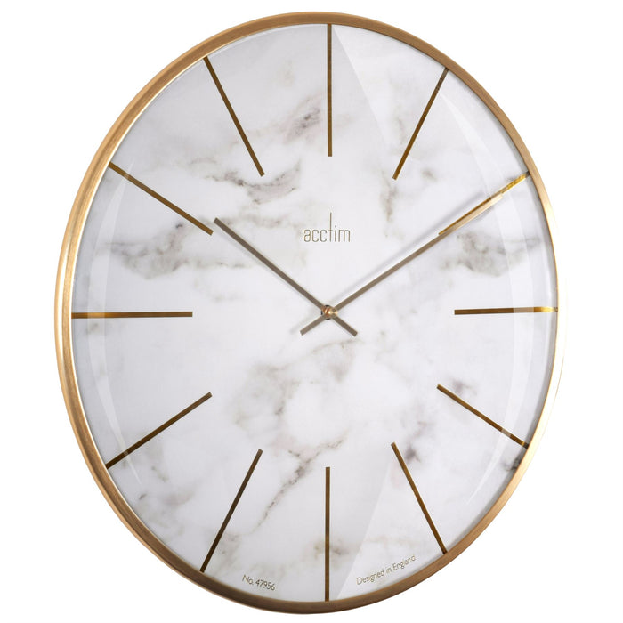 Acctim Luxe Brass 40cm Wall Clock