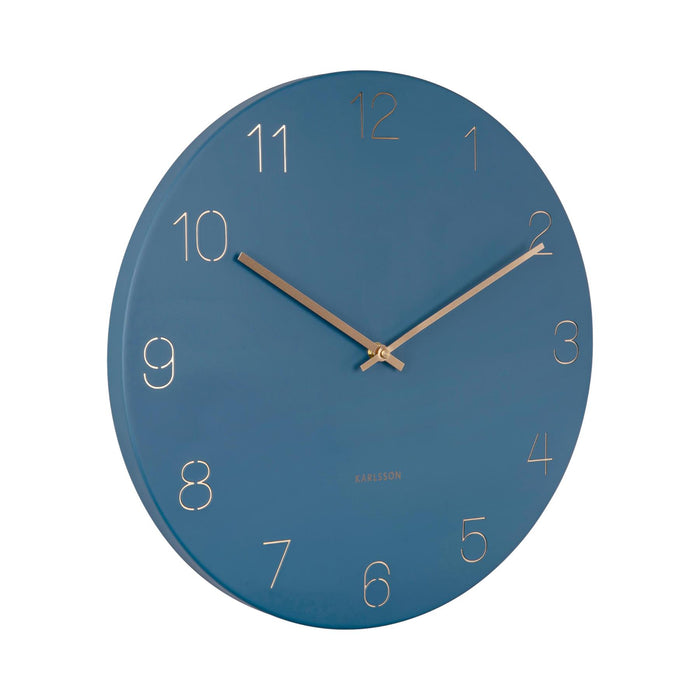 Karlsson Charm Engraved Numbers 40cm Wall Clock