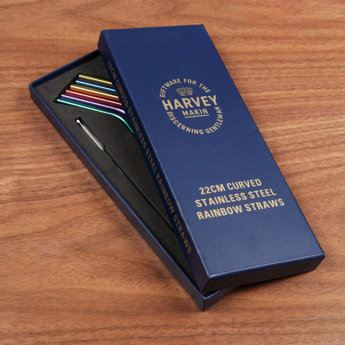 Harvey Makin 6 x Metal Straws Gift Set