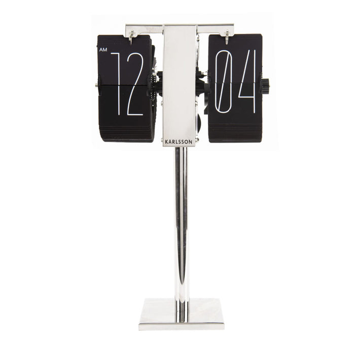 Karlsson Flip Clock No Case Mini with Removeable Stand