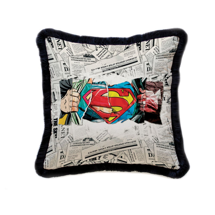 Ada Wall Superman Newspaper Cushion
